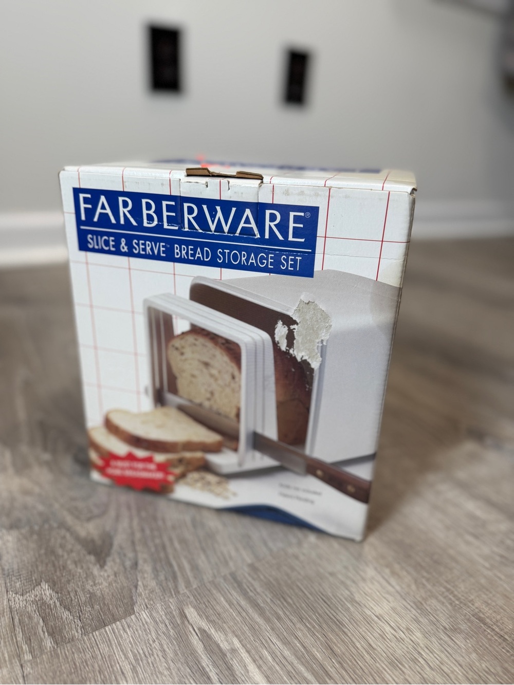 VINTAGE Farberware Slice & Serve Bread Storage Set- home breadmaker sourdough